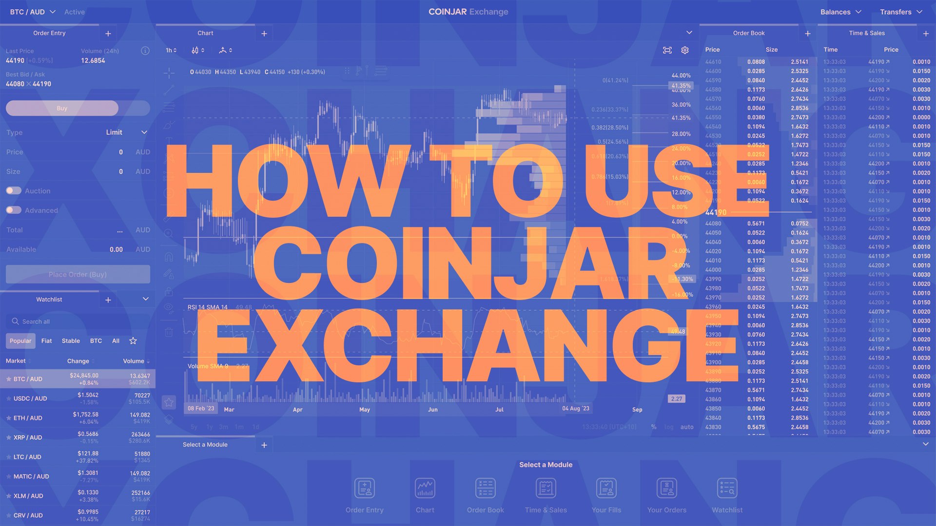 how to use coinjar exchange