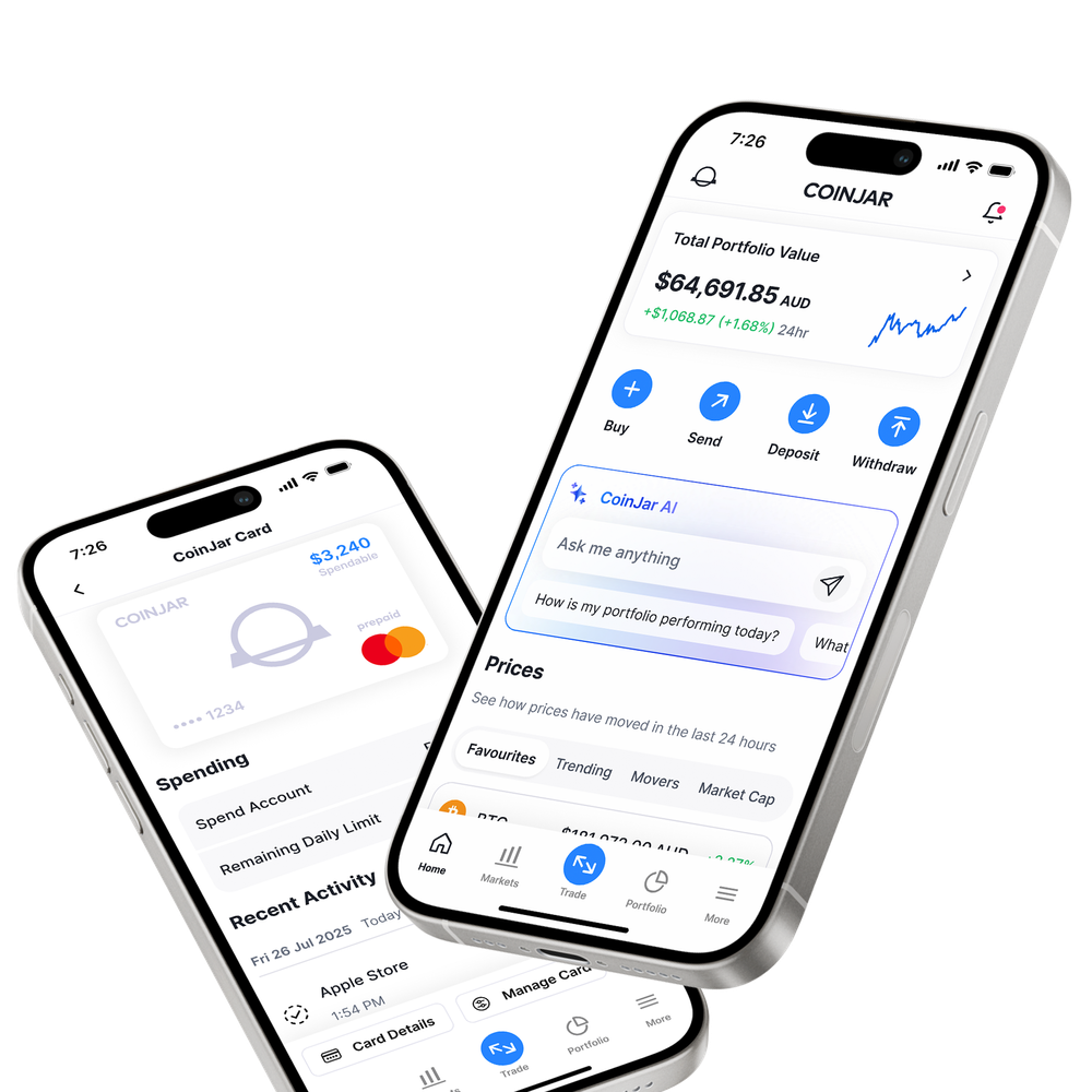 Buy Bitcoin (BTC) in Australia on CoinJar