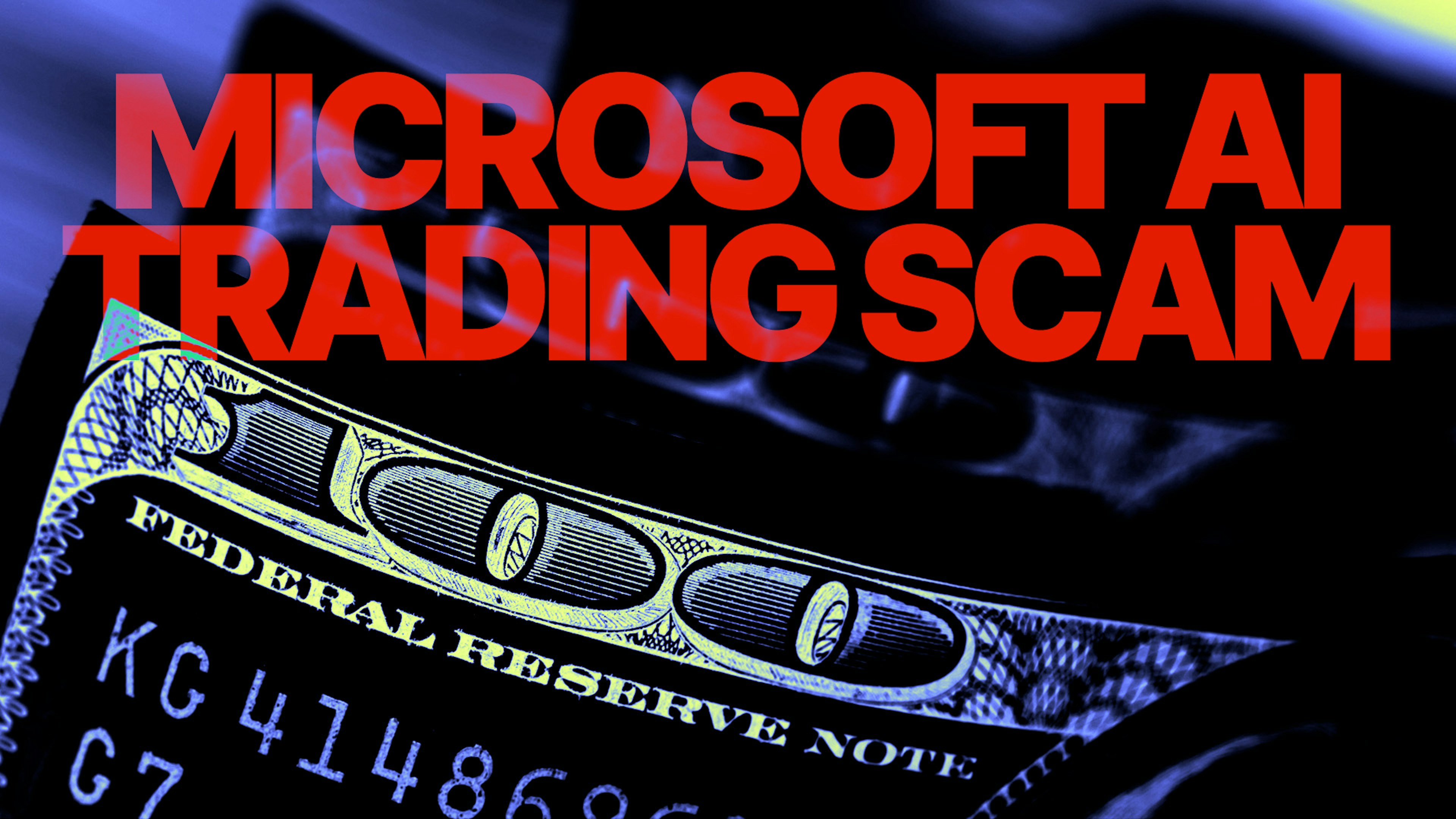 microsoft AI trading scam