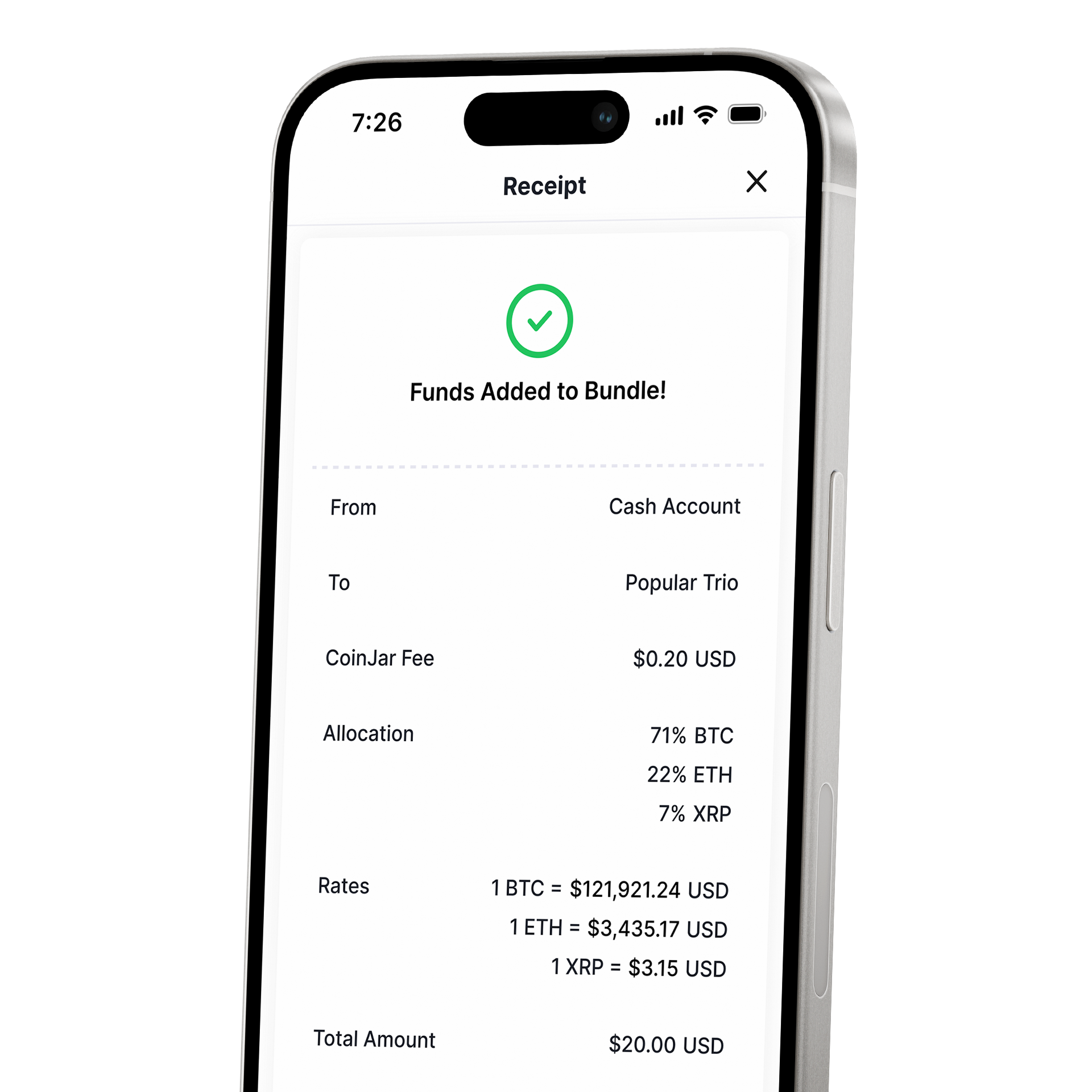 Bitcoin & Crypto Wallet App on iPhone & Android