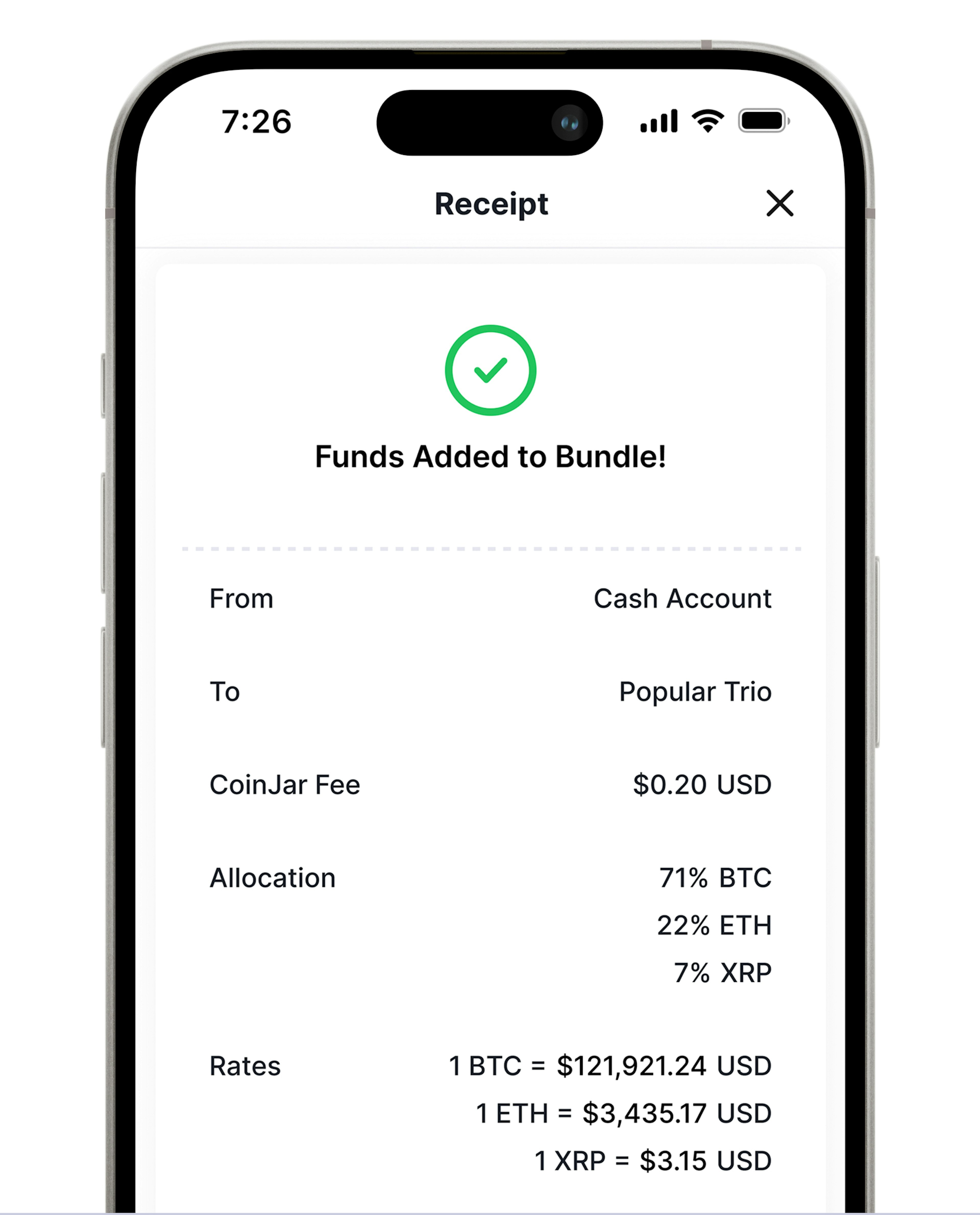 CoinJar Bundles