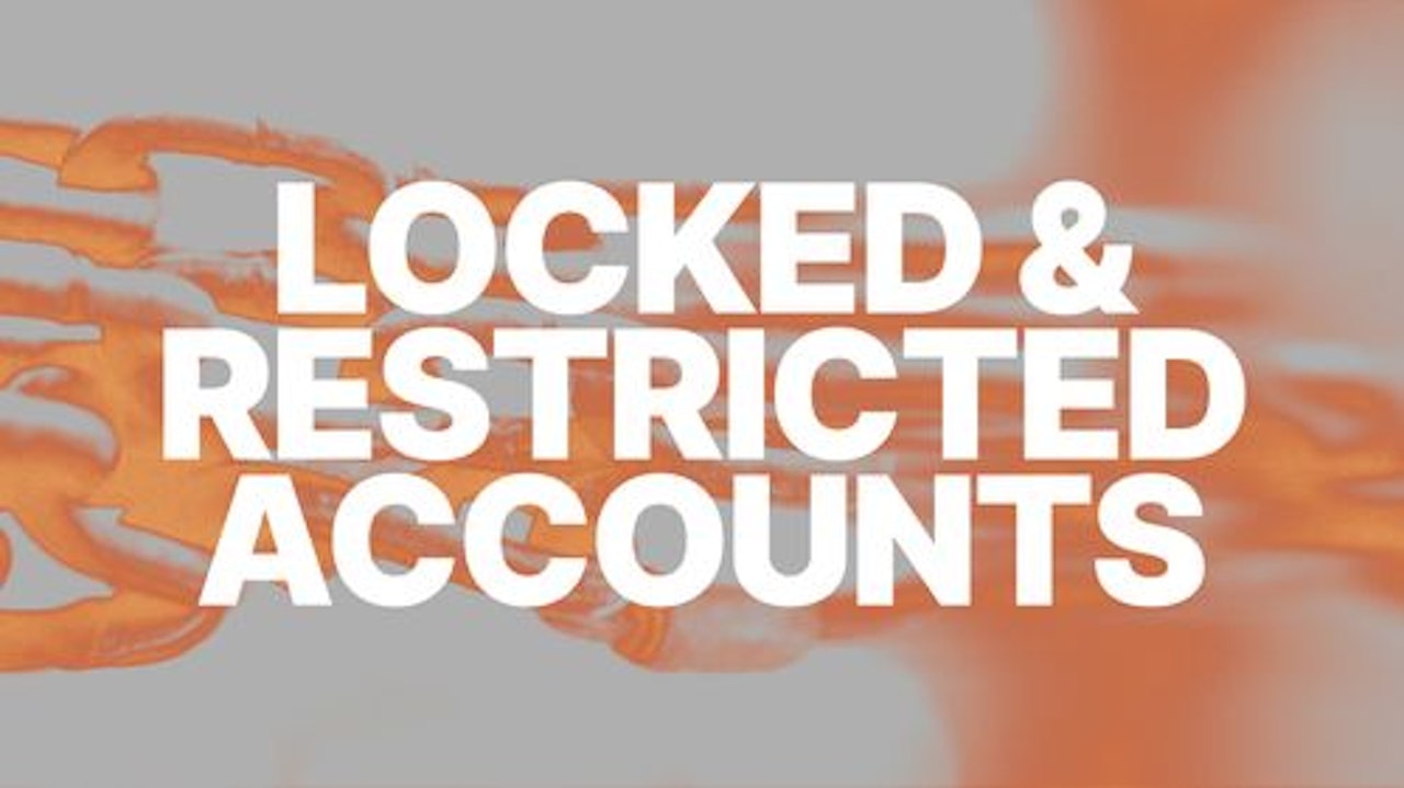 Locked and Restricted Account Image