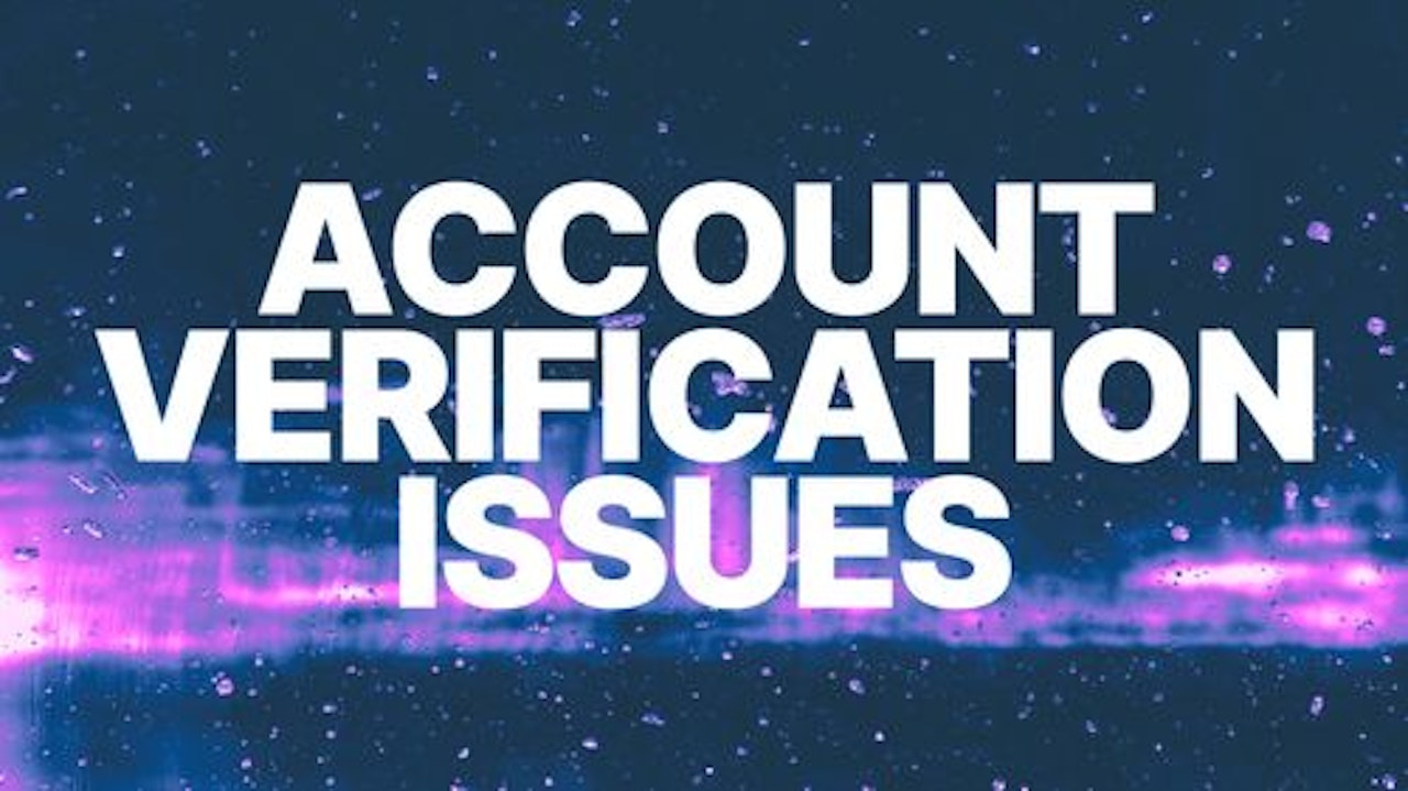 why can't I verify my account on coinjar