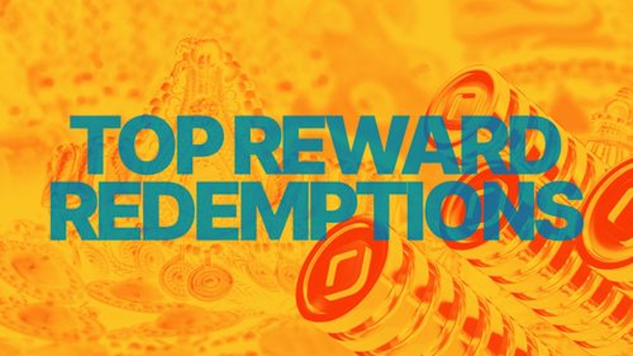 top redeemed rewards coinjar