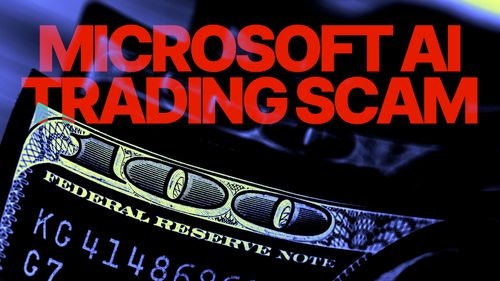 microsoft AI trading scam